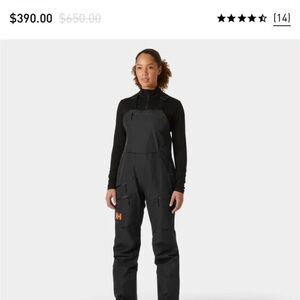 Helly Hansen Women's Black Ski Overalls